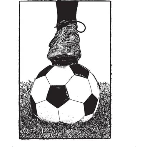 Clear Stamps Play Football Grassland Sneakers For DIY Scrapbook Photo Album Craft Card 2021 New