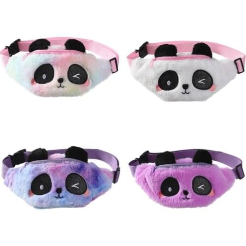 Cute Fanny Pack Panda Waist Bag Plush Belt Bag Chest Bag Small Shoulder Bag A69C
