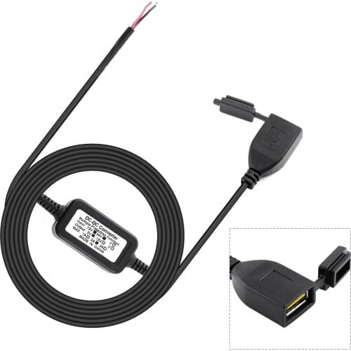 12V-24V concealed Waterproof ABS Plastic USB Power Supply Port Socket Charger Motor Charger fit For Motorcycle Smart Phone GPS