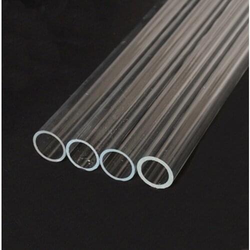 1Pcs 4mm-8mm inner diameter High Transparent organic glass tube Acrylic pipe length Cut Hollow duct vessel 300mm L 8mm-10mm OD