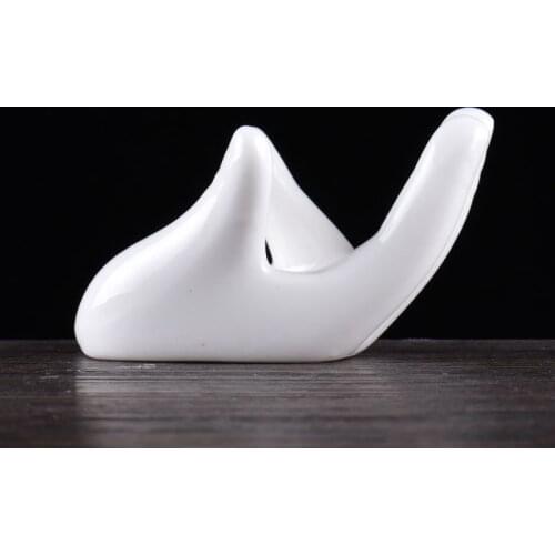 6/12 holes white porcelain ocarina stand universal 1pc