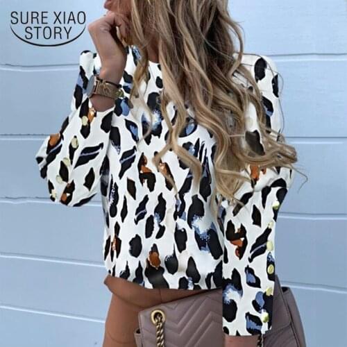 Spring Fashion Printing Chiffon Women Blouse Shirt Short Sleeve Plus Size Womens Clothing Sweet V-neck Women Tops Blusas D630