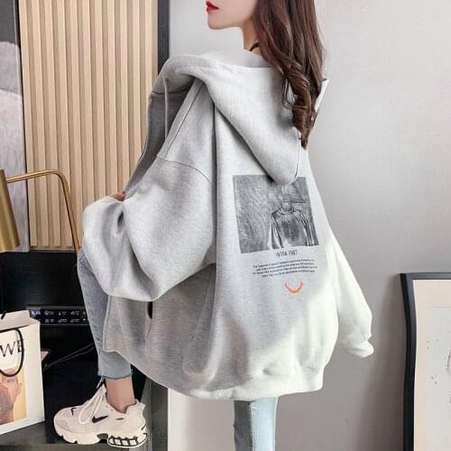 2021 New Hot Sale Loose Large Big Plus Size Women Clothing Tops Hoody Ladies Sweatshirt Autumn Outfits Oversized Hoodies Coat