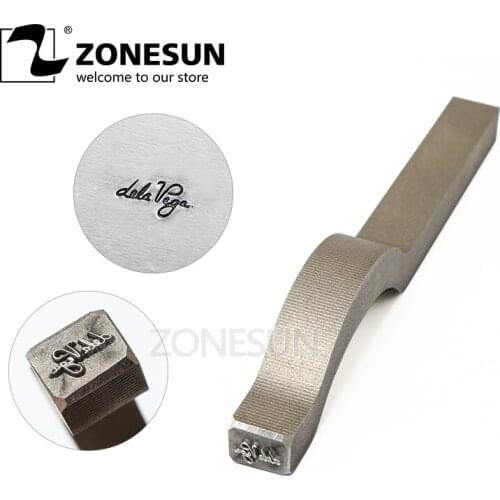 ZONESUN Alphatbet Custom Steel Stamp Mold Punch Marking Embossing Metal Stamping Tools for Jewelry Ring Bracelet Necklace Buckle