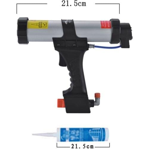 1PC Handheld Pneumatic Glue / Squeeze Gun 310-600ml Capacity Selectable Pneumatic Silent Work Silicone Gun Tool