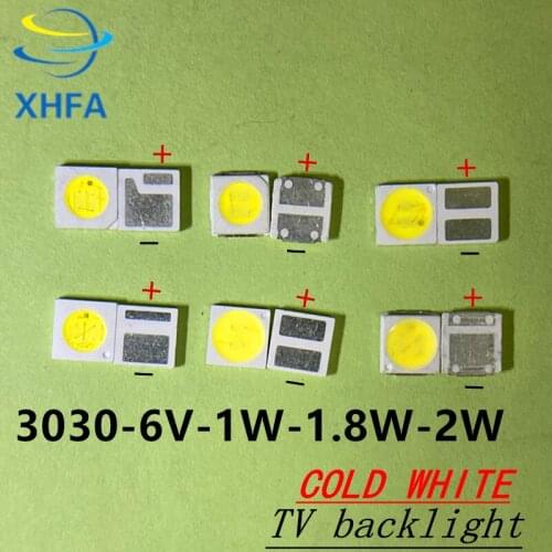 1000PCS Factory Biggest Discount LED Backlight LEXTAR Replace lg jufei seoul 3030 3528 2835 6V 3V 1W 2W 210LM Cool white