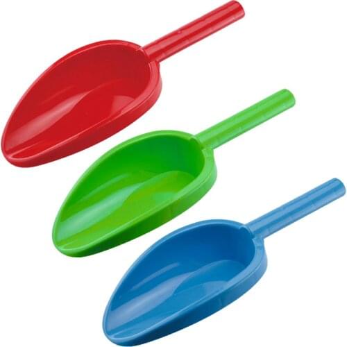 14 Inch Digging Sand Beach Shovels for Kids Plastic Scoop Shovel Toys with Handle Random Color Beech Shovels Kids Outdoor Toy