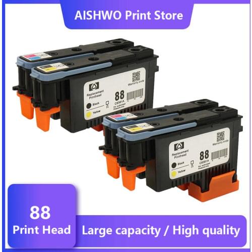 ASW 2set 4PK For Hp88 print head HP 88 printhead C9381A C9382A for HP PRO K550 K8600 K8500 K5300 K5400 L7380 L7580 L7590 printer