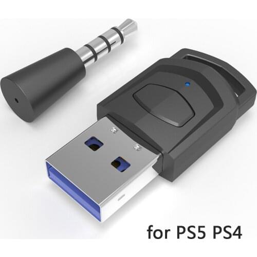 Wireless Headphone Adapter Receiver for PS5 PS4 Accessory Game Console PC Headset Bluetooth-compatible Audio Transmitter Gaming