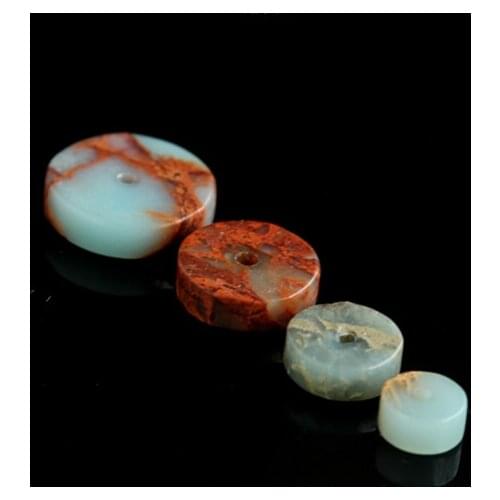 Handcrafted Stone Beads Natural Shoushan Stone Beads Tibetan Malas Spacers Buddhist Prayer Beads Accessories