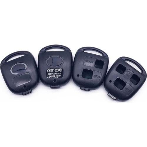 Remote Car Key Shell Case For Toyota Land Cruiser YARIS CAMRY RAV4 Corolla PRADO For Lexus RX300 ES300 LS400 GX460 2 3 Buttons