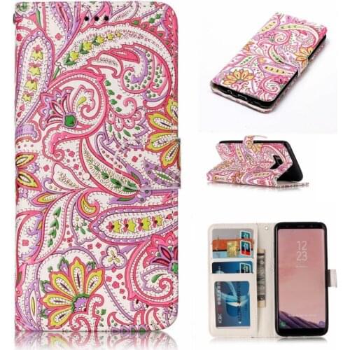 Go2linK For Samsung S7 Edge Samsung S8 Plus Case Luxury Flip Leather Phone Case For Samsung Galaxy S7 Edge S7 S6 S8 Wallet Cover