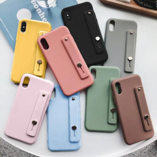 Wrist Strap Holder Case For Samsung Galaxy A12 A20E A21S A30 A31 A32 A40 A50 A51 A52 A70 A71 S9 S10 S20 S21 Ultra Plus TPU Cover