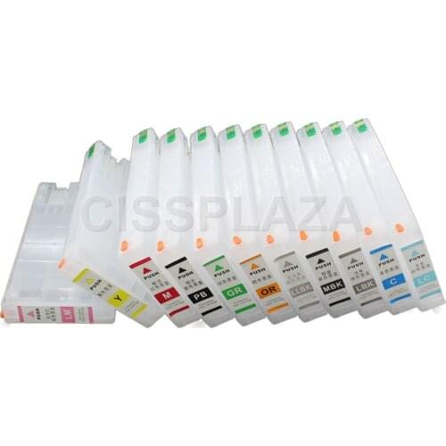 CISSPLAZA 1set refill cartridge with T9131-T9139 T913A T913B with chip compatible for epson surecolor P5000 275ML