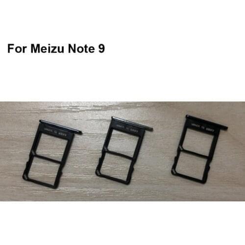 For Meizu Note 9 M1923 New Tested Good Sim Card Holder Tray Card Slot for Meizu M9 Note Sim Card Holder M 9 Note Parts