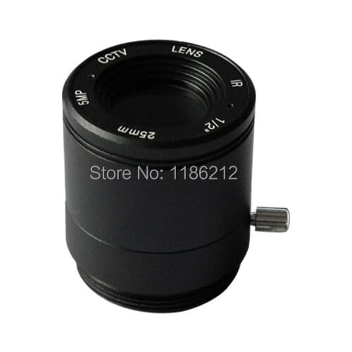5.0 megapixel 25mm IR board lens CS F2.4 For 720P/1080P/IP camera or AHD/CVI/CCTV Camera,suitable for 1/2" CCD&CMOS chipsets