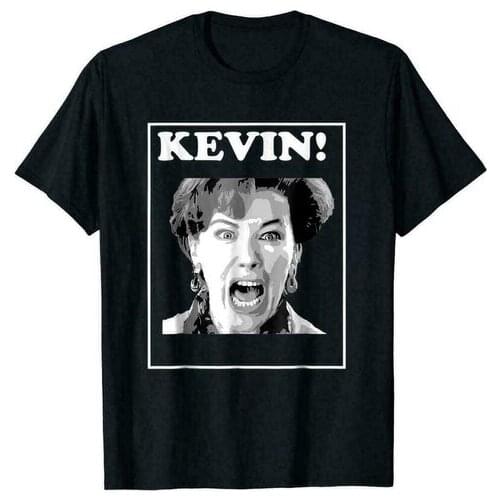 Kevin Mom Home Alone Funny Christmas Black Mens T-Shirt Cool Tee Gift For Gildan