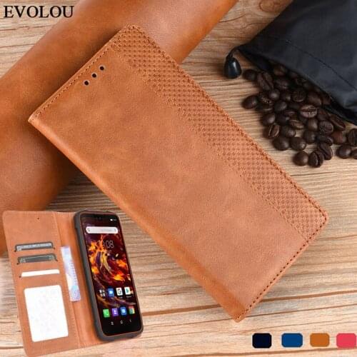 Retro Book Style Flip Leather Case For Blackview BV6900 Cover Magnetic Wallet Phone Cover bag for Blackview BV6900 Photo Frame