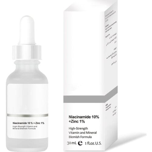 Niacinamide 10% + Zinc 1% Face Serum Improve Skin Imperfectio Repair Red Skin Brighten Skin Oil Control Shrink Pores Even Skin