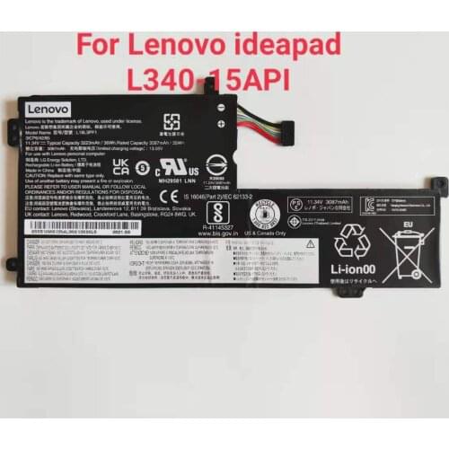 New 11.25V 36WH Battery L18L3PF1 Laptop Battery For Lenovo IdeaPad L340 L340-15API L340-15IWL L18D3PF1 L18M3PF2 L18C3PF2