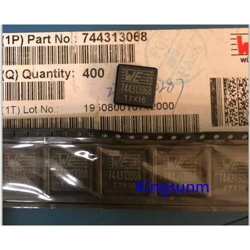 Free shipping 10pcs WE flat copper wire integrated inductor 7443130681335 13x13x3.3 0.68uH 22A