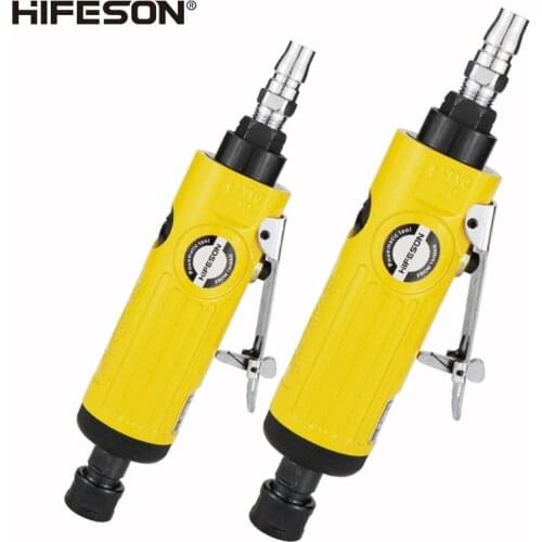 HIFESON 1/4" Pneumatic Die Grinder Grinding Mill Engraving Tool Polishing Machine Air Sander for Pneumatic Tools