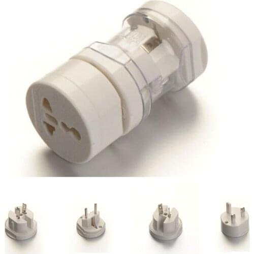 3 in 1 Universal Power Converter World Travel Adapter Plug Kit for EU US UK AU Wall Adapter Converter Socket Accessories