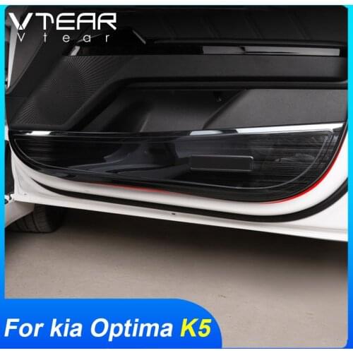 Vtear For KIA Optima K5 DL3 interior Door Frame anti-kick trim Car body decoration Anti-dirty cover accessories styling 2021