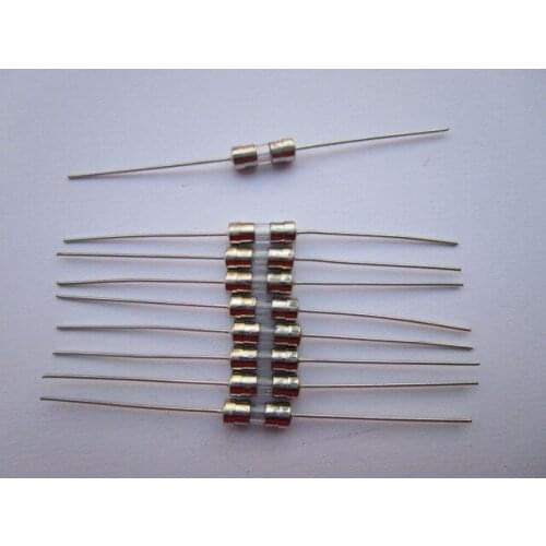 3.6x10mm F0.1A Fast Blow Miniature Glass fuses with Fine wire 400 pcs per Lot