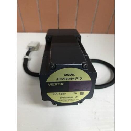 ASM66MA-P10 stepper motor , used in good condition . 80% appearance new , good working , free shipping