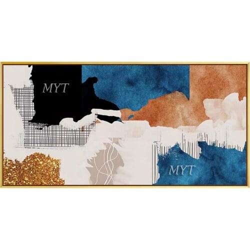 Free Shipping Hot Sale Hand Painted Foil Abstract Picture Canvas Modern Oil Painting On Canvas Living Room Wall Art Decor