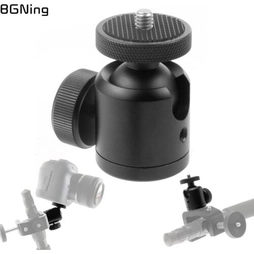 BGNing 25mm Mini Tripod Ball Head 360 Degree Swivel Ballheads Video Stand for DSLR SLR Panoramic Camera Accessories Support 3kg