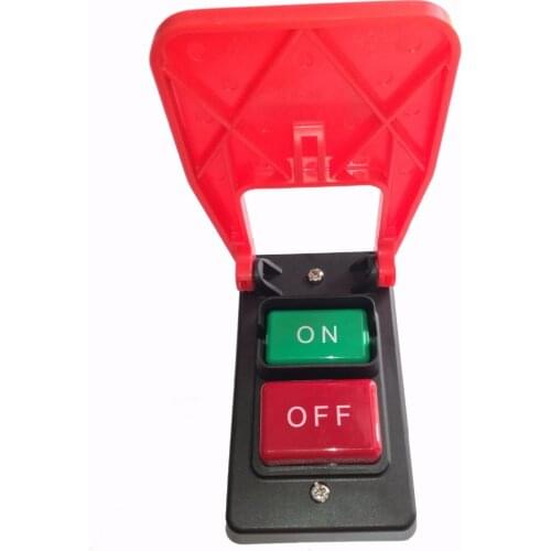 HY56 220V/380V Single/Three Phase 20Amp Switch ON OFF Push Button Switches for Saw Wood Cutting Machine