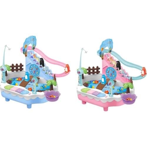 Fishing Bath Toy Learn Music Penguin Soaring Ladder Game for Kids