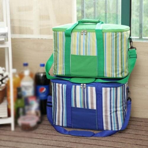 34L Picnic Box Ice Bag Large Insulation Bag Waterproof Large Lunch Outdoor Camping Single Shoulder Insulation Storage Bags