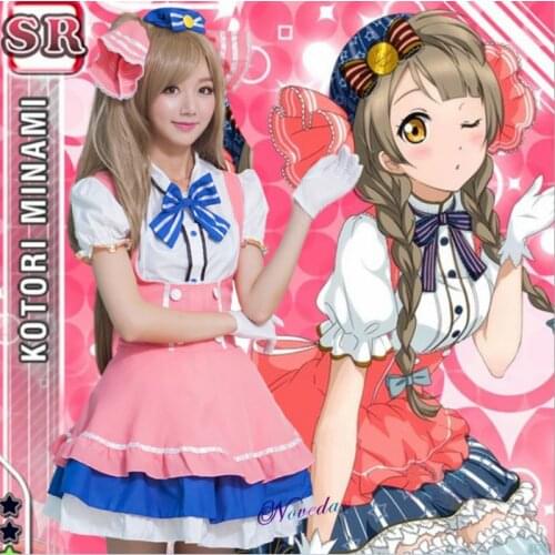Love Live Kotori Minami Maki Nishikino Tojo Ellie Rin Nico Yazawa Cosplay Costume Anime Candy Maid Uniform Princess Lolita Dress