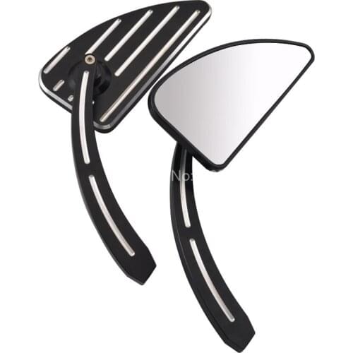 Motorcycle Aluminum 10mm 8mm Rear view Side Mirrors Fit For Harley Sportster 1200 883 Touring Electra Glide Road King