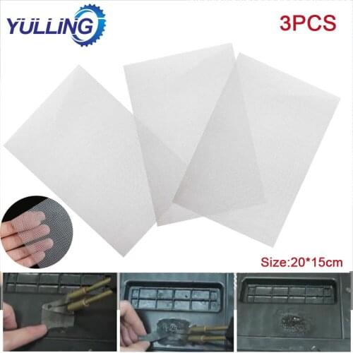 YULLING 20*15cm Car Bumper Stainless Steel Repair Net Plastic Crack Repair Hole Repairing Mesh Net