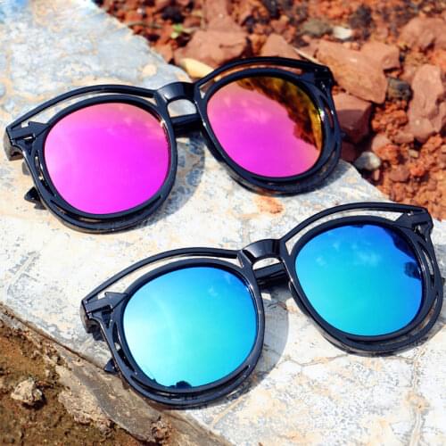 Sun Glasses Girl&boys Baby Fashion Vintage Protection Round lens Sunglasses Fashion Kids Children Retro Sun Glasses UV400 n235