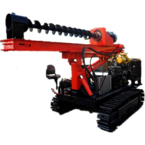 SP-02 Full Automatic Shoring Drilling Machine Soil Sample Auger Pile Driver Price