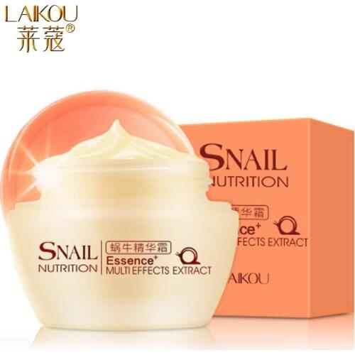 LAIKOU Snail Cream For Face Essence Facial Serum Whitening Cream Moisturzing Anti Aging Wrinkle Face Cream Oil Control Skin Care
