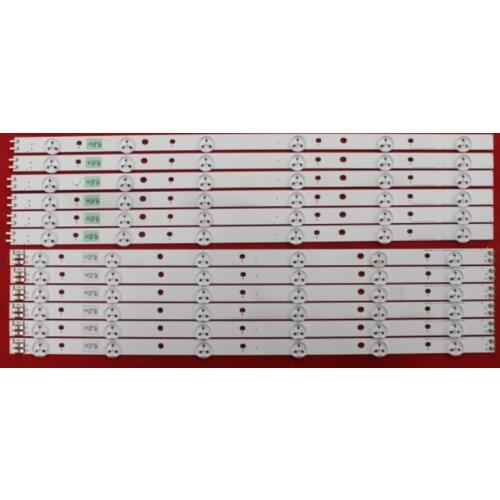 12pcs/set LED Backlight Strip For SAMSUNG 46" TV 2012SV46 3228 FHD RIGHT06 REV1.6 120717 2012SVS46 3228 FHD LEFT06 REV1.1 120410