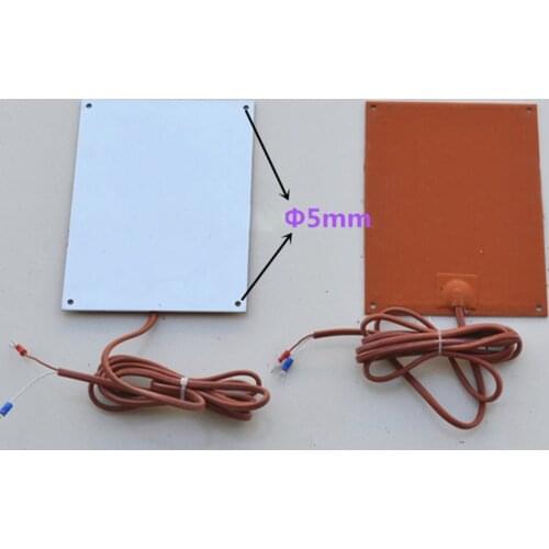 12V 100W 100*200mm Aluminum Plate distribution Box control cabinet moisture-proof dehumidification heater Silicome heater pad