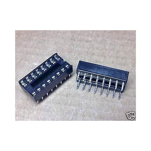 90 pcs 16 pin DIP IC Sockets Adaptor Solder Type