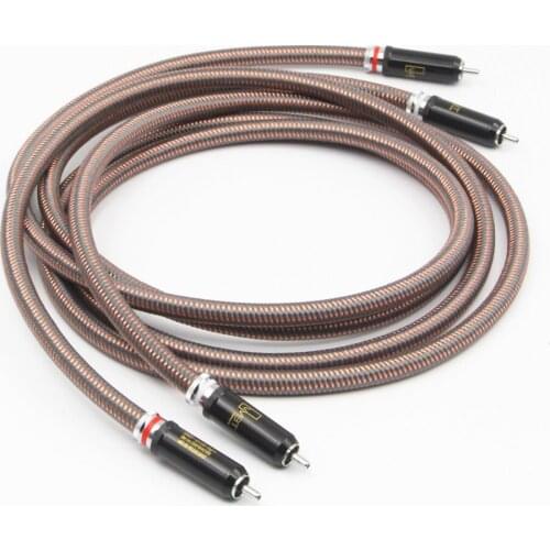 Audiophile RCA Cable Accuphase OCC pure copper RCA Interconnect Audio Cables