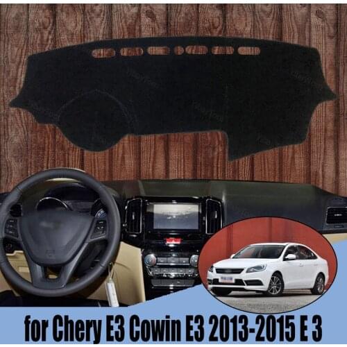 Car Auto Inner Dashboard Cover Dash Mat Carpet Rug for Chery E3 Cowin E3 2013-2015 E 3 Sunshade Auto Cape