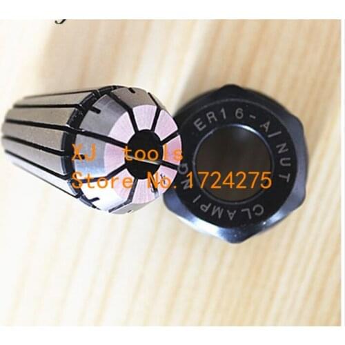 Free shipping,ER20 Collets Set 3Pcs ER20 collets 6mm+1Pcs ER20A Nut for CNC milling lathe tool and spindle motor