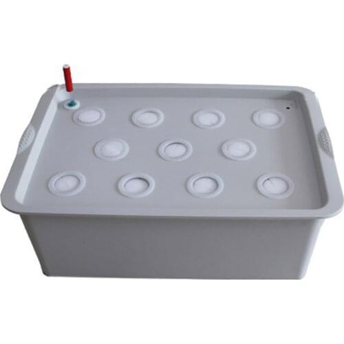 Household 11 Holes Hydroponic Growing System Kit Garden Soilless Plant Box Lettuce Grow Planters Container with Air Pump