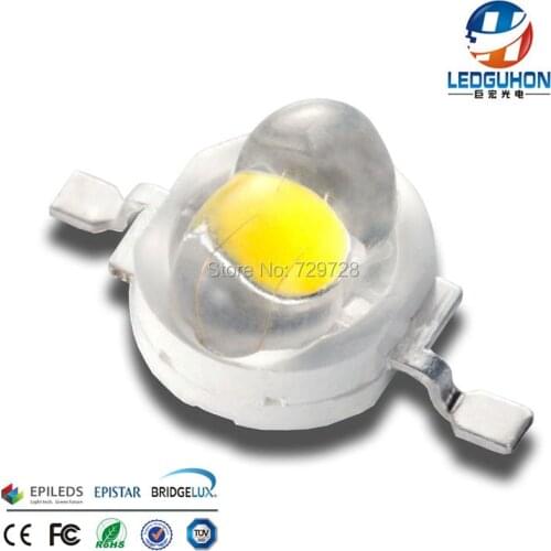 CE ROHS warm white 3W peanut high power led