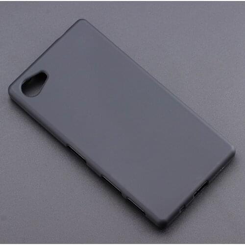 Black Gel TPU Slim Soft Silicone Case Back Cover For Sony Xperia Z5 Compact 4.6 Inch E5803 E5823 / Xperia Z5 Mini